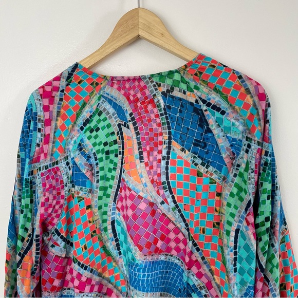 Soft Surroundings Marvelous Mosaic Kimono Size Petite S/M - Picture 9 of 9